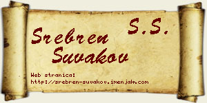 Srebren Šuvakov vizit kartica